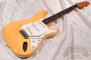 Fender 1976 Stratocaster White / Rosewood Used  w/ Hard case FREE SHIPPING