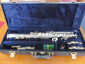 Yamaha Saxophone Soprano,Custom EX,  Silver
