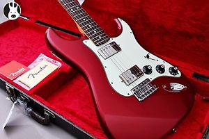 ✴PRISTINE✴ FENDER MIM Blacktop Stratocaster ✴Candy Apple Red + Rosewood ✴2010✴