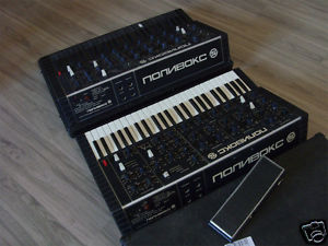 2 POLIVOX'S VINTAGE SOVIET ANALOG SYNTHESIZER'S