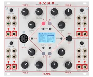 Flame 4VOX Eurorack Cuádruple Oscilador Módulo