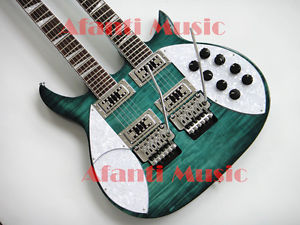 Afanti Music made Rick style Double Neck electric guitar