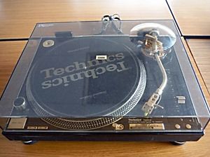 Rare USED Technics DJ Turntable SL-1200GLD-K Black  Good Condition from Japan