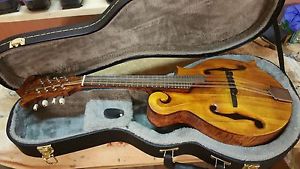New Mia "Pulaski" F-7 F-Style Mandolin & Case -Acoustic/Electric -Made in USA