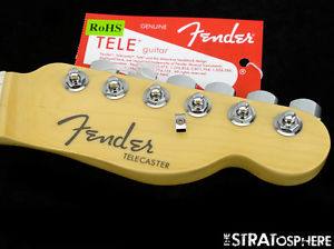 Fender American ELITE Thinline Telecaster Tele NECK + LOCKING TUNERS USA Maple
