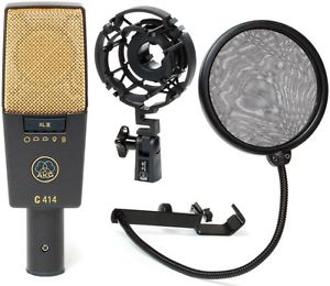 AKG C414 XLII LARGE DIAPHRAGM CONDENSER MICROPHONE NEW/SEALED