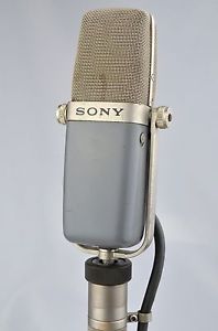 1960'S SONY C-38A CONDENSER MICROPHONE MIC CARDIOID & OMNI
