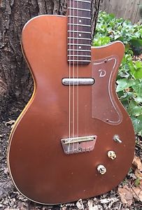 Vintage 1950s Danelectro U-1 Copper Top Electric Guitar