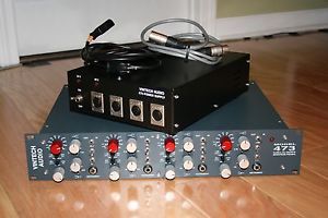 Vintech Model 473 4 Channel Mic Preamp with Power Supply