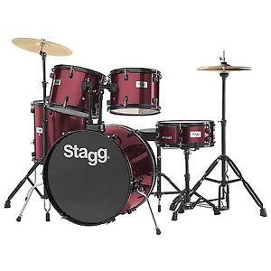 Stagg TIM122B WR Drum Set -