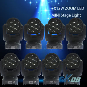8pcs 7x12w Zoom LED Mini Stage L