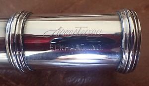 VINTAGE ARMSTRONG ALTO FLUTE in G with STERLING SILVER HEADJOINT + CASE