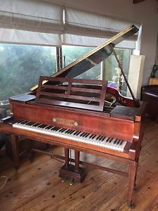 SPRING SALE Baby Grand Piano Franz Liehr German Rosewood Tuned Serviced Delivery