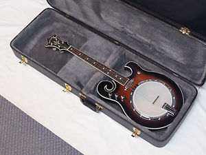 GOLD TONE EBM-4 electric 4-string F-style tenor BANJO new w/ HARD CASE