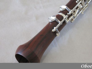 professional rosewood body concert semiautomatic oboe C key Silver plated keys