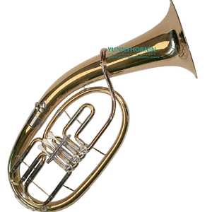 French Engineering Bb 3 Rotary Baritone & Tenor Horn W/case Mouthpiece NEW