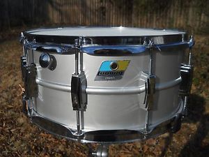 Absolutely Stunning Vintage 1977 Ludwig 6-1/2 x 14" ACROLITE Snare Drum 10 LUGS