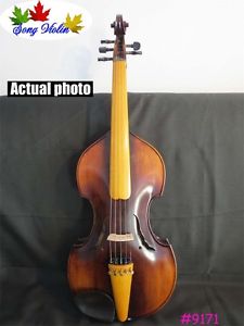 Baroque SONG Brand maestro 5 strings 18" viola powerful sound hand made  #9171
