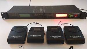 (2) Sennheiser EW300 EM300 G2 Kits With 4 Transmitters - Ultra Lot