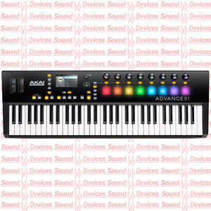 Akai Advance 61 Key MIDI Keyboard Controller with Hi-Res Display