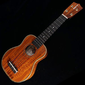 Free Shipping Used Kamaka HF-1 Bell Shape Deluxe 2001