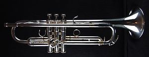 Yamaha YTR734 Silver-Plated Bb Trumpet(Schilke B5 Clone) 7C MP, Case, 2 Mutes