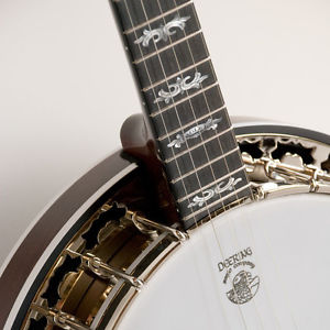 Deering Eagle 2 resonator five string banjo and case
