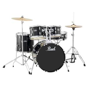 Pearl Roadshow set Batterie RS505C/C noir 20,10,12,14,14 Lot avec accessoires