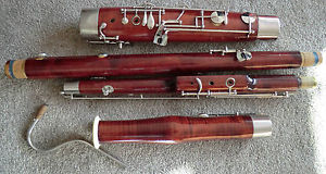 Boosey & Hawkes Lafleur Bassoon with Protech case, crook, handmade wooden crutch