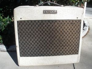 Vintage 1953 Fender Deluxe Model 5B3 - Recovered/Regrilled in 60's? Great Amp!