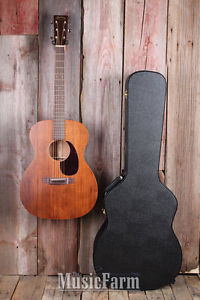 Martin 00015M All Solid Mah 000-14F Body Acoustic Guitar Satin w Hardshell Case