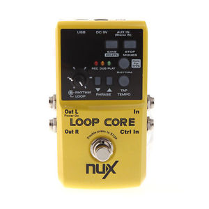 5X NUX Loop Core Guitar Effect Pedal 40 Drum Patterns True bypass F1P1