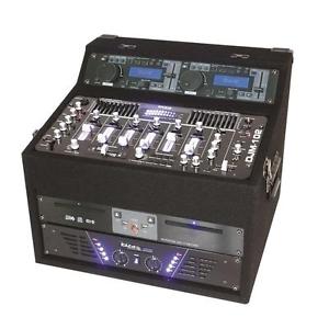 IBIZA DJ PA STUDIO SOUND MUSIK RACK SYSTEM CD MP3 USB SD PLAYER MIXER ENDSTUFE