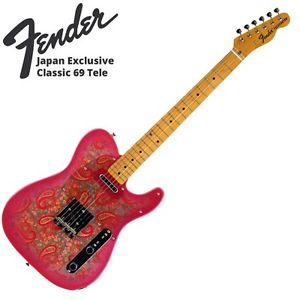Fender Japan Exclusive Classic 69 Telecaster Tele Pink Electric Guitar Musical