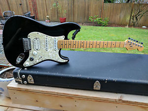 1996 Fender USA Lone Star Stratocaster Hot-Rod Series - Black w/Original Case
