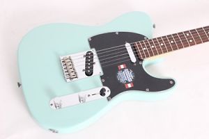 2009 Fender American Standard Telecaster Matching Headstock Daphne Blue w/case