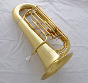 Professional TAISHAN Bb TUBA 3 Piston Monel valve Copper Zinc Alloy FREE 2 mouth