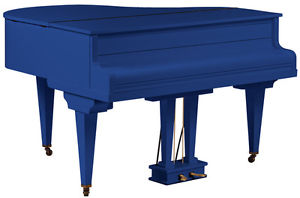 Tesoro Nero - High Gloss Blue Baby Grand Piano - Summer Sale 20% off!