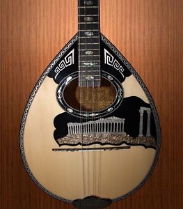 Bouzouki 8saitig mit Tonabnehmer und Koffer