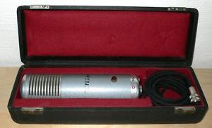 THIELE M4 tube condenser microphone incl. PSU - Germany / 1950's