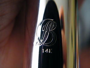 FLUTE Headjoint  GOLD 14K  BRANNEN COOPER
