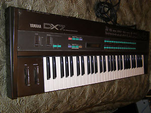Yamaha DX7 with Grey Matter E! installed (10 banks of 32 programs)