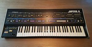 Professionally Restored Roland Jupiter 6 Keyboard Synthesizer