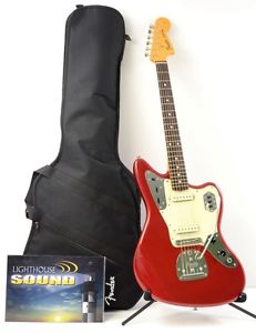2008 Fender Jaguar Electric Guitar - Candy Apple Red w/ Gig Bag