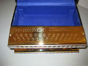 Hohner Bass Harmonica Gold plated Model 265