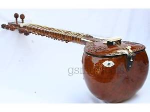 SITAR STANDARD HAND CARVED WITH FIBREGLASS CASE STANDARD GSM006