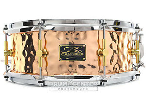 Canopus 'The Bronze' Hammered Snare Drum 14x5.5 w/ Flanged Hoops - HBZ-1455-PH