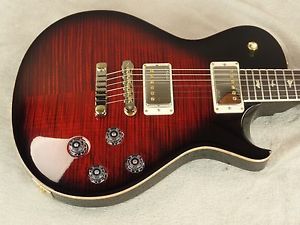 2017 Paul Reed Smith McCarty Singlecut 594 Figured 10 Top - Fire Red Burst