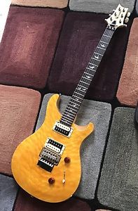 NICE! PRS SE Custom 24 30th Anniversary Santana Yellow Floyd Rose