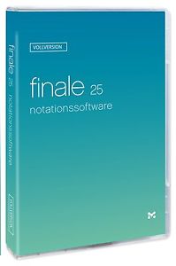 Finale 25 Vollversion - Notationsprogramm Deutsch